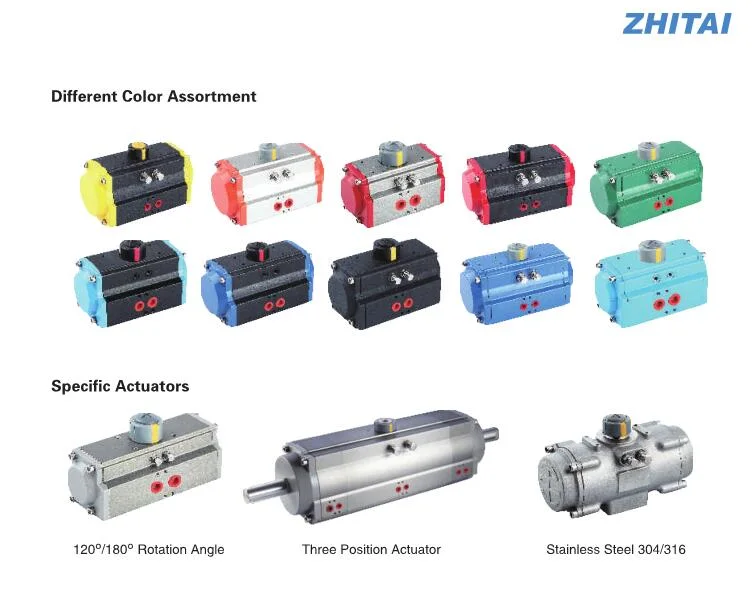 Rack and Pinion Pneumatic Actuator for Ball Valve